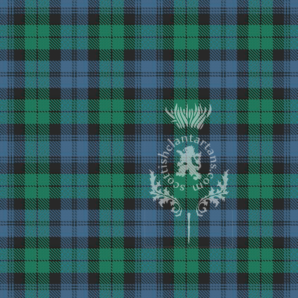 Digital Download - Black Watch Ancient Tartan 12" 300dpi PNG