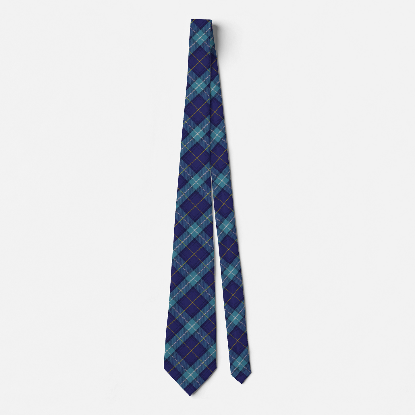 Blue Knights Tartan Necktie