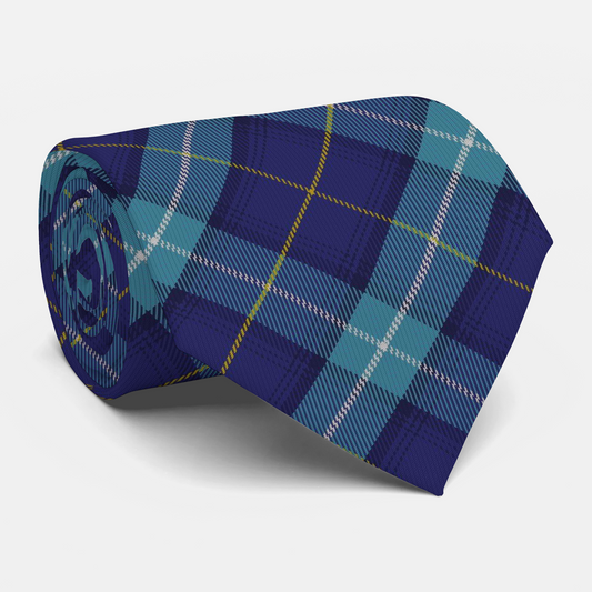 Blue Knights Tartan Necktie