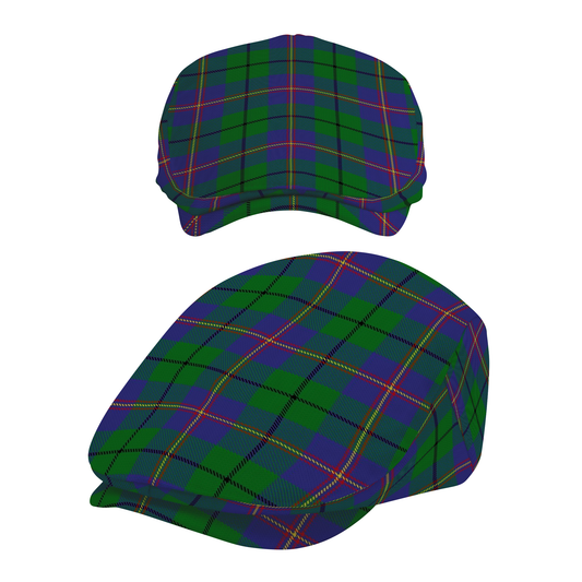 Clan Carmichael Tartan Flat Cap