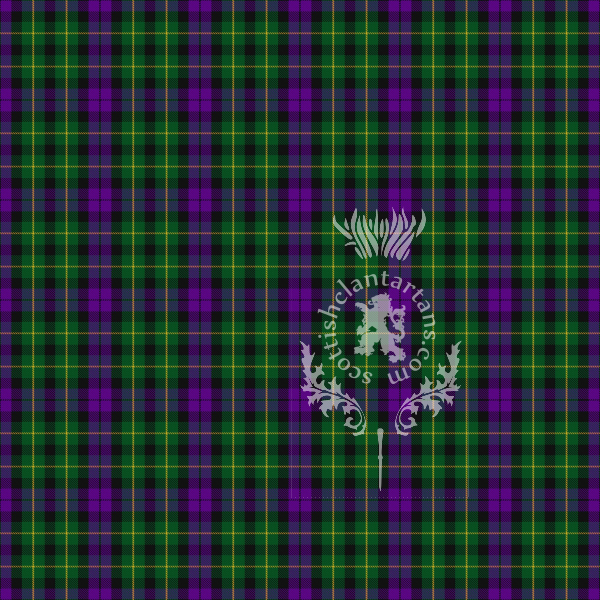 Digital Download - Clan Abercrombie Tartan 12" 300dpi PNG