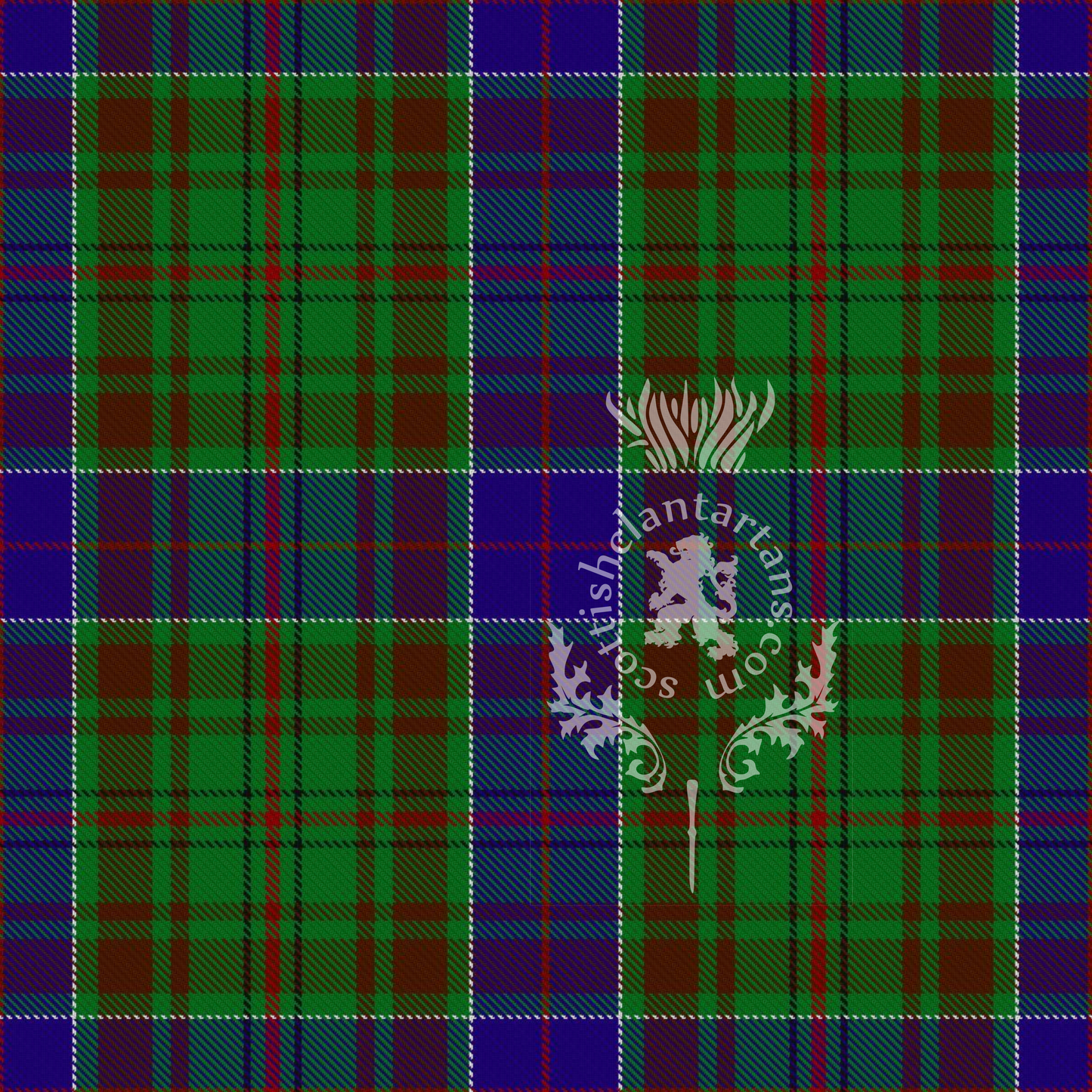 Digital Download - Clan Adams Tartan 12" 300dpi PNG