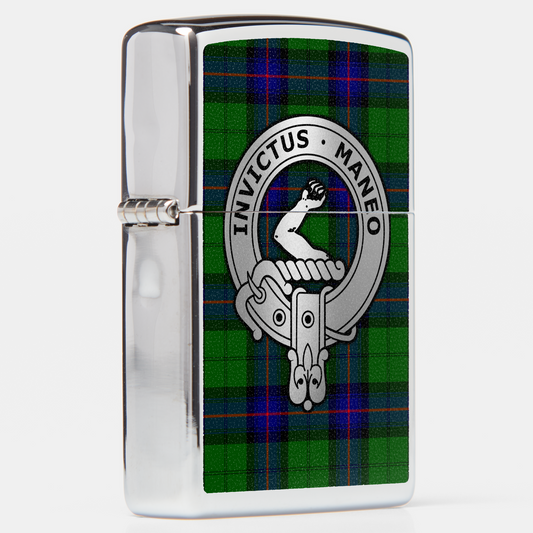 Clan Armstrong Crest & Tartan Zippo® Lighter
