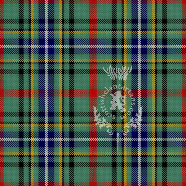 Digital Download - Clan Bisset Tartan 12" 300dpi PNG