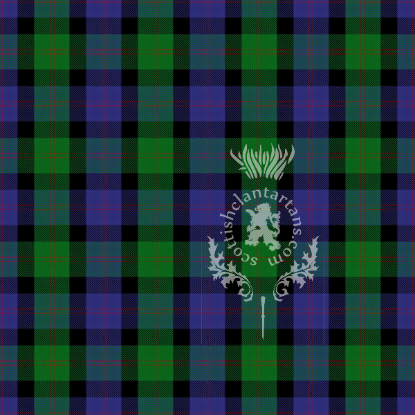 Digital Download - Clan Blair Tartan 12" 300dpi PNG