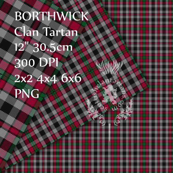 Digital Download - Clan Borthwick Tartan 12