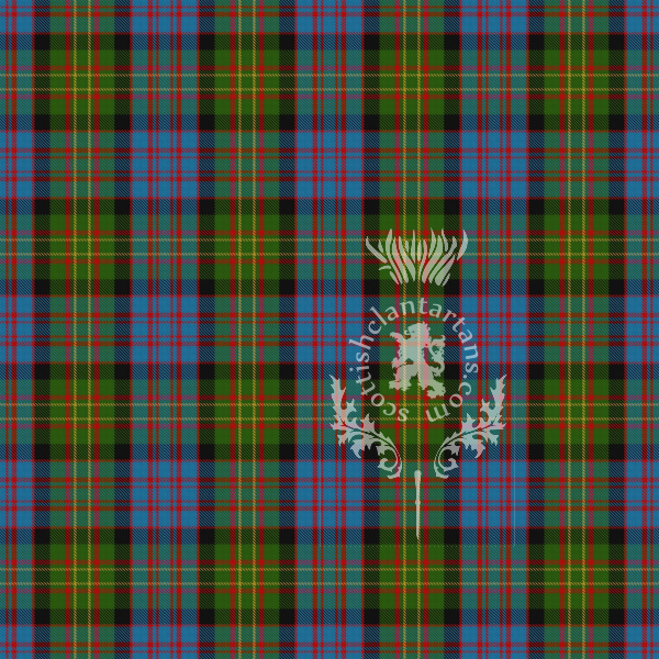 Digital Download - Clan Bowie Tartan 12" 300dpi PNG