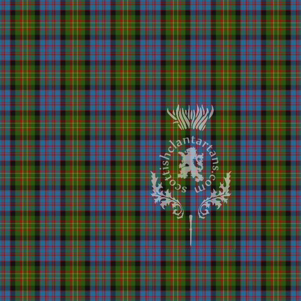 Digital Download - Clan Bowie Tartan 12" 300dpi PNG