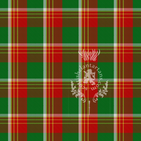 Digital Download - Clan Brisbane Tartan 12" 300dpi PNG