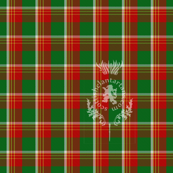 Digital Download - Clan Brisbane Tartan 12" 300dpi PNG