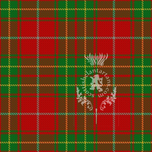 Digital Download - Clan Burnett Tartan 12" 300dpi PNG