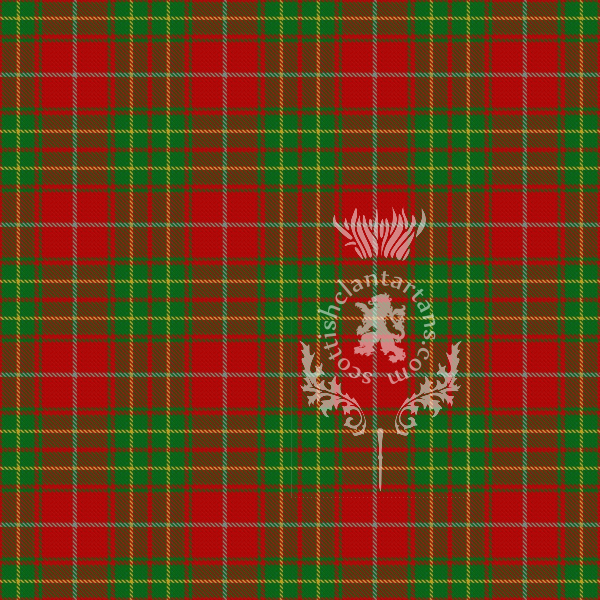 Digital Download - Clan Burnett Tartan 12" 300dpi PNG