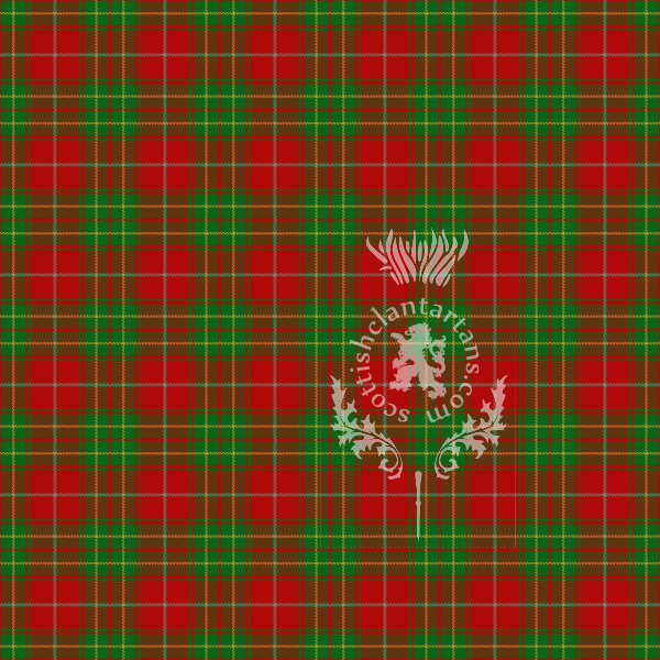 Digital Download - Clan Burnett Tartan 12" 300dpi PNG