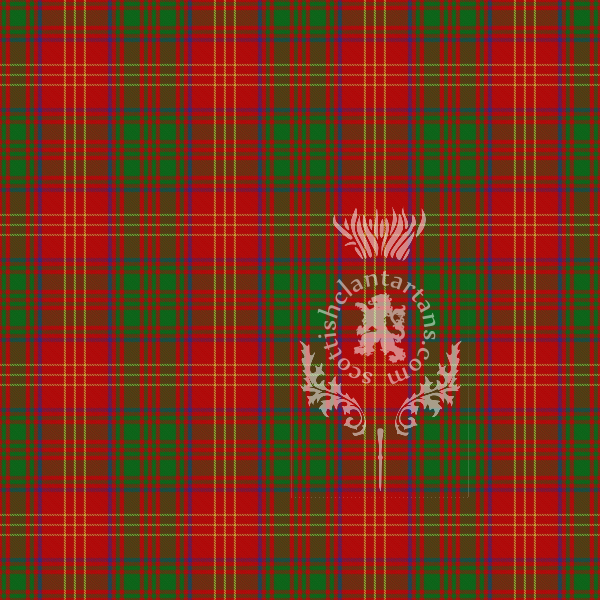 Digital Download - Clan Burns Tartan 12" 300dpi PNG