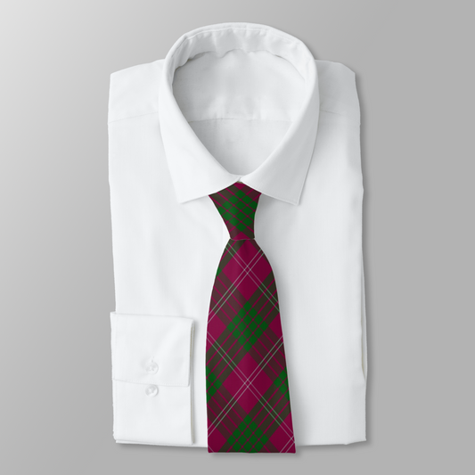 Clan Crawford Tartan Necktie