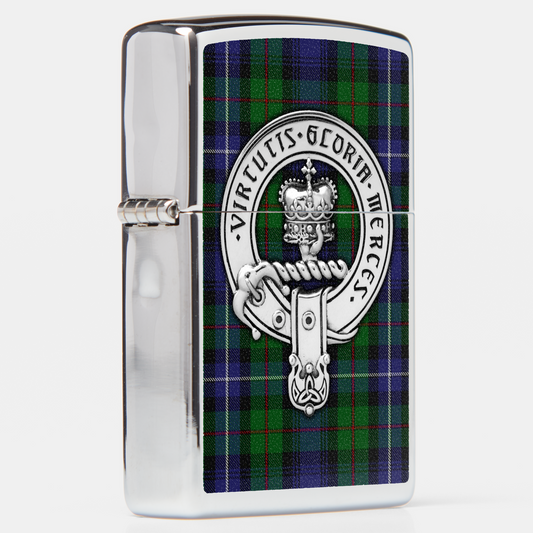 Clan Donnachaidh Crest & Tartan Zippo® Lighter