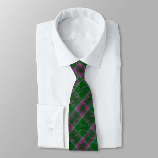 Clan Gray Hunting Tartan Necktie