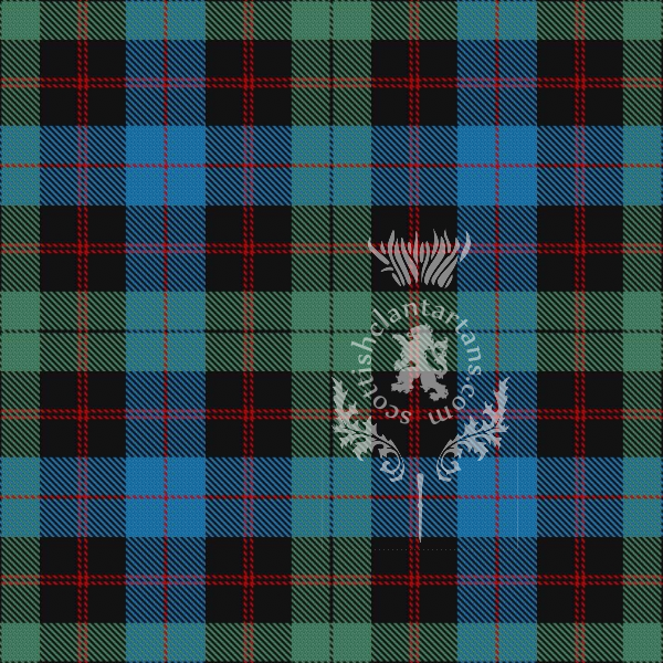 Digital Download - Clan Guthrie Tartan 12" 300dpi PNG