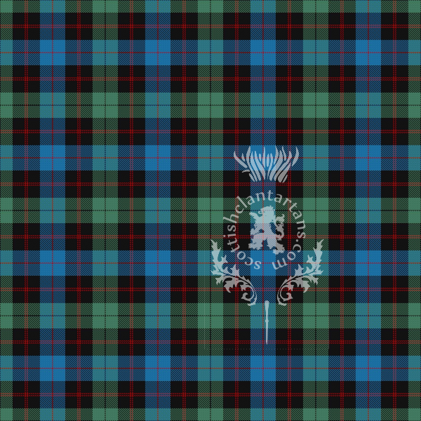 Digital Download - Clan Guthrie Tartan 12" 300dpi PNG