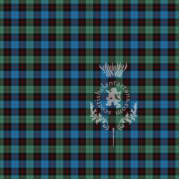 Digital Download - Clan Guthrie Tartan 12" 300dpi PNG