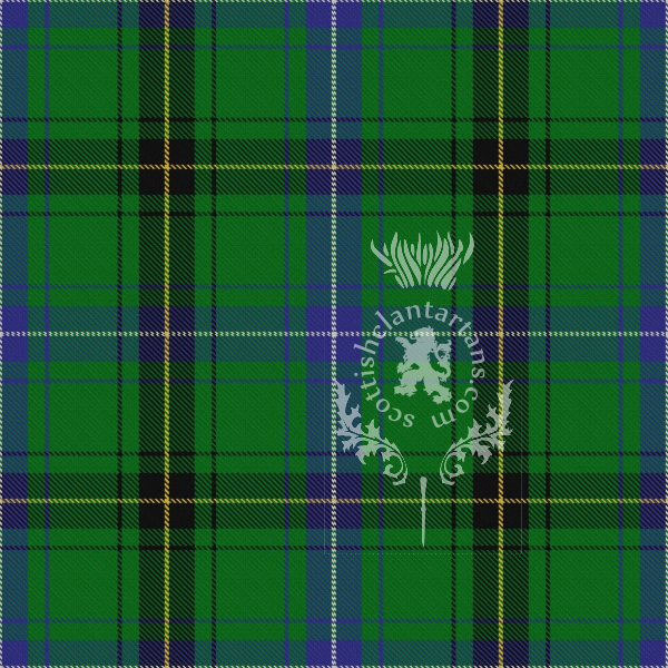 Digital Download - Clan Henderson Tartan 12" 300dpi PNG