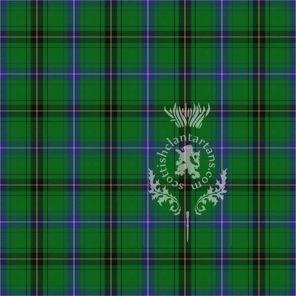 Digital Download - Clan Henderson Tartan 12" 300dpi PNG