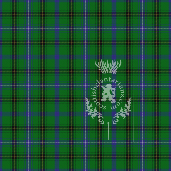 Digital Download - Clan Henderson Tartan 12" 300dpi PNG