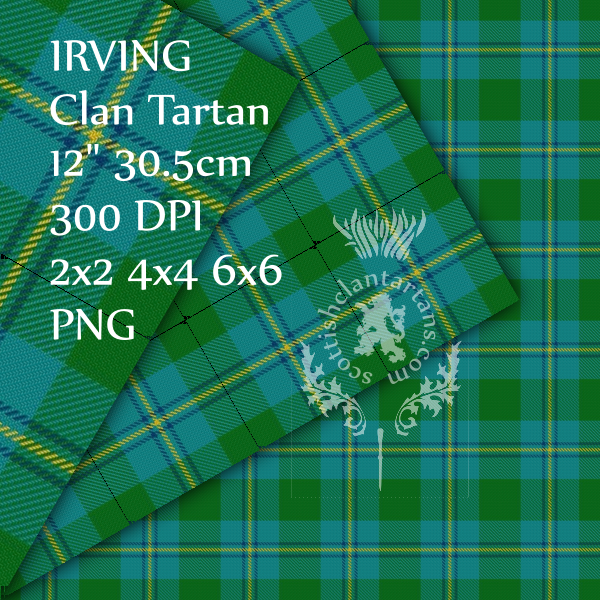 Digital Download - Clan Irving Tartan 12