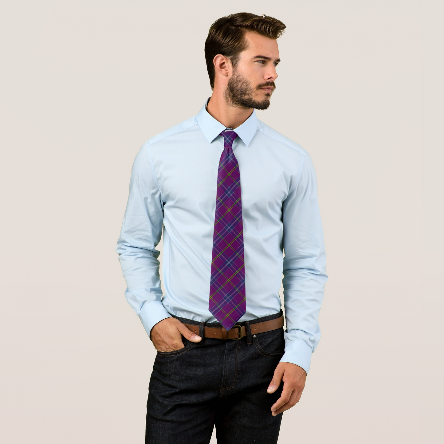 Clan Jackson Tartan Necktie