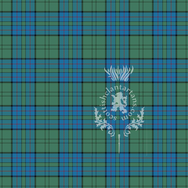 Digital Download - Clan Lockhart Tartan 12" 300dpi PNG