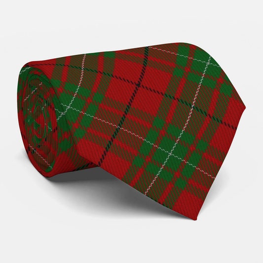 Clan MacAulay Tartan Necktie