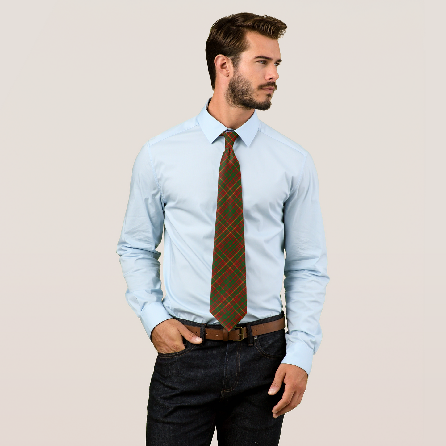 Clan MacRurie Tartan Necktie
