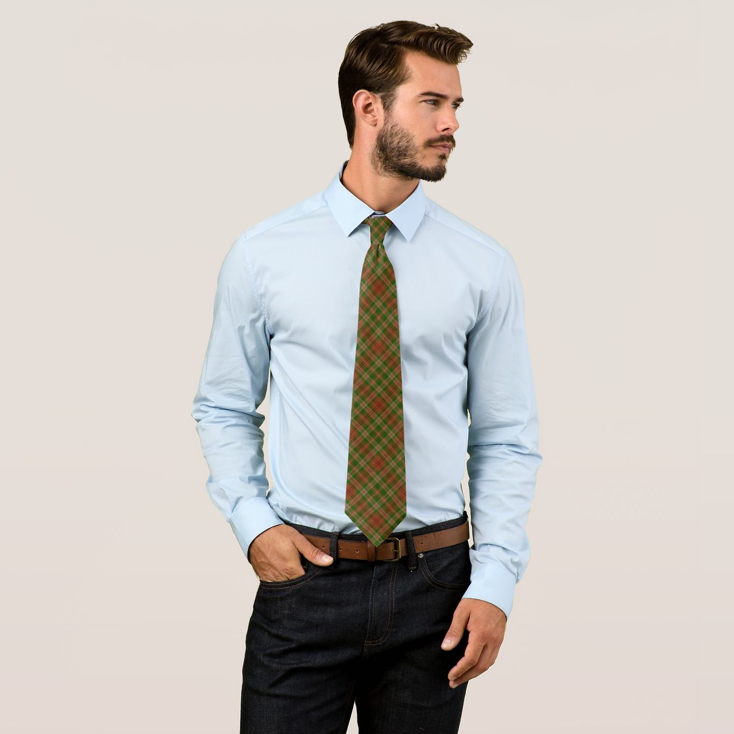 Clan Pierce Tartan Necktie
