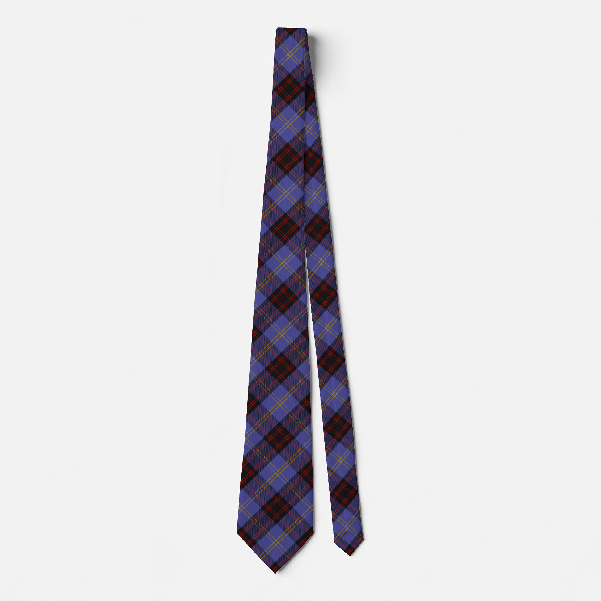 Clan Rutherford Tartan Necktie