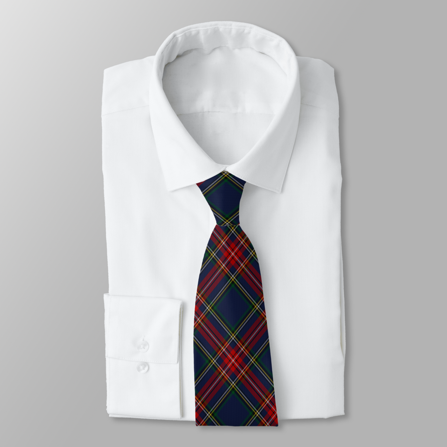 Clan Stewart Navy Tartan Necktie