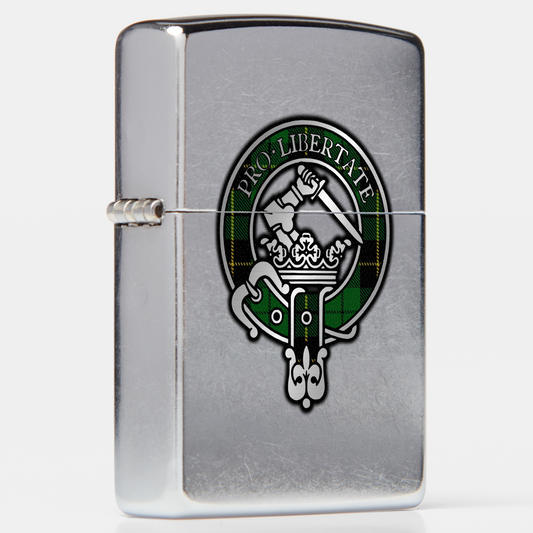Clan Wallace Crest & Tartan Zippo® Lighter