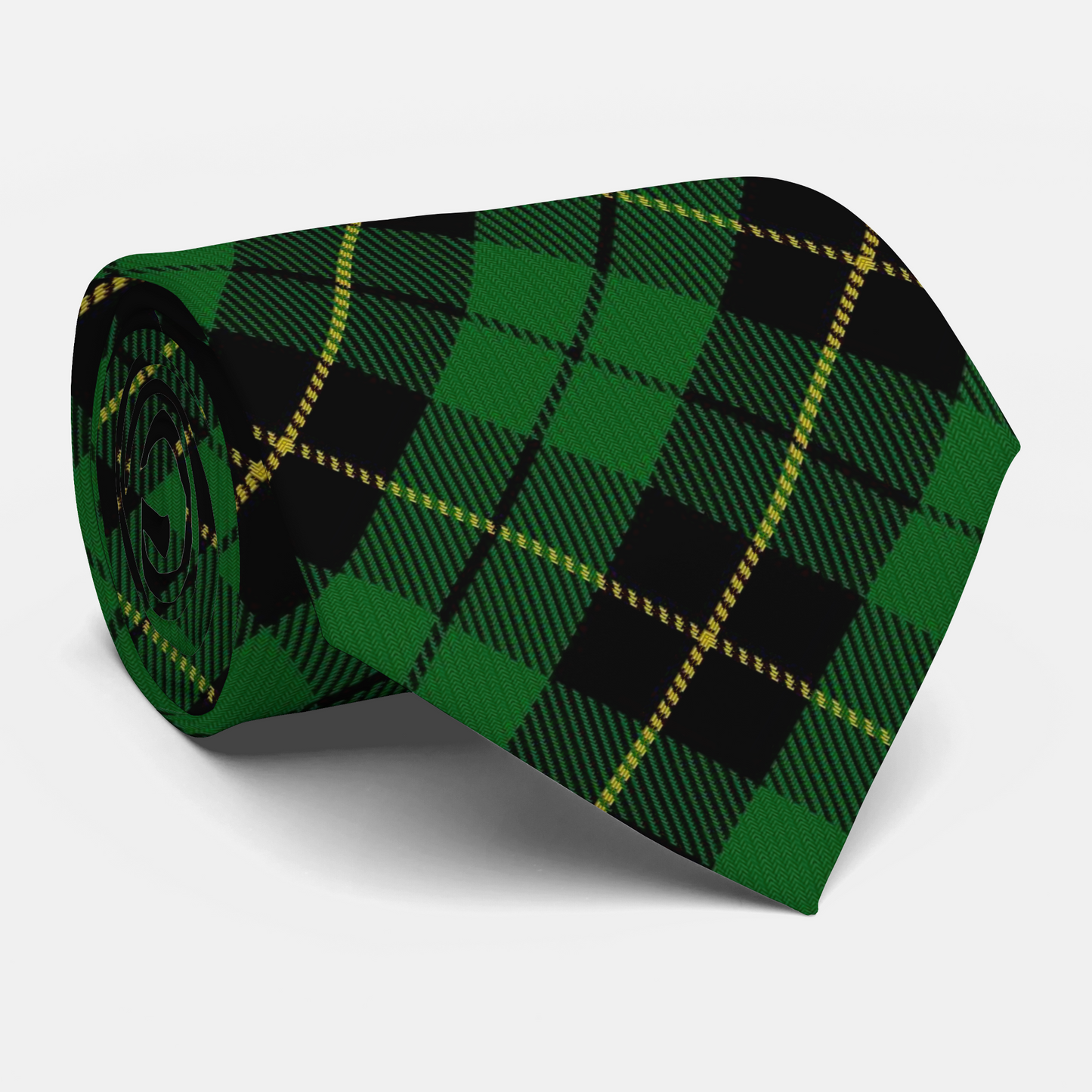 Clan Wallace Hunting Tartan Necktie