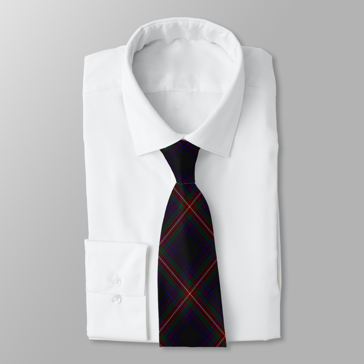 Clan Watt Tartan Necktie