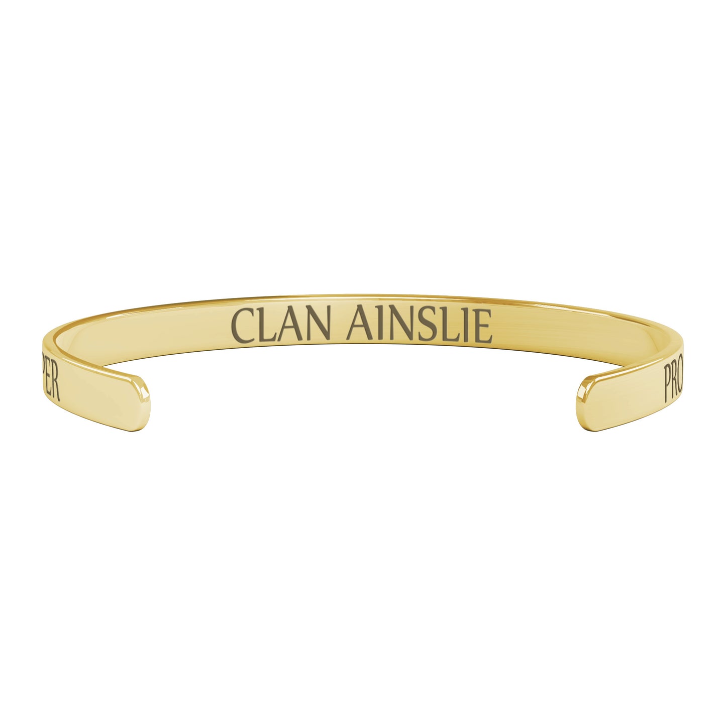 Clan Ainslie | Motto | Cuff Bracelet