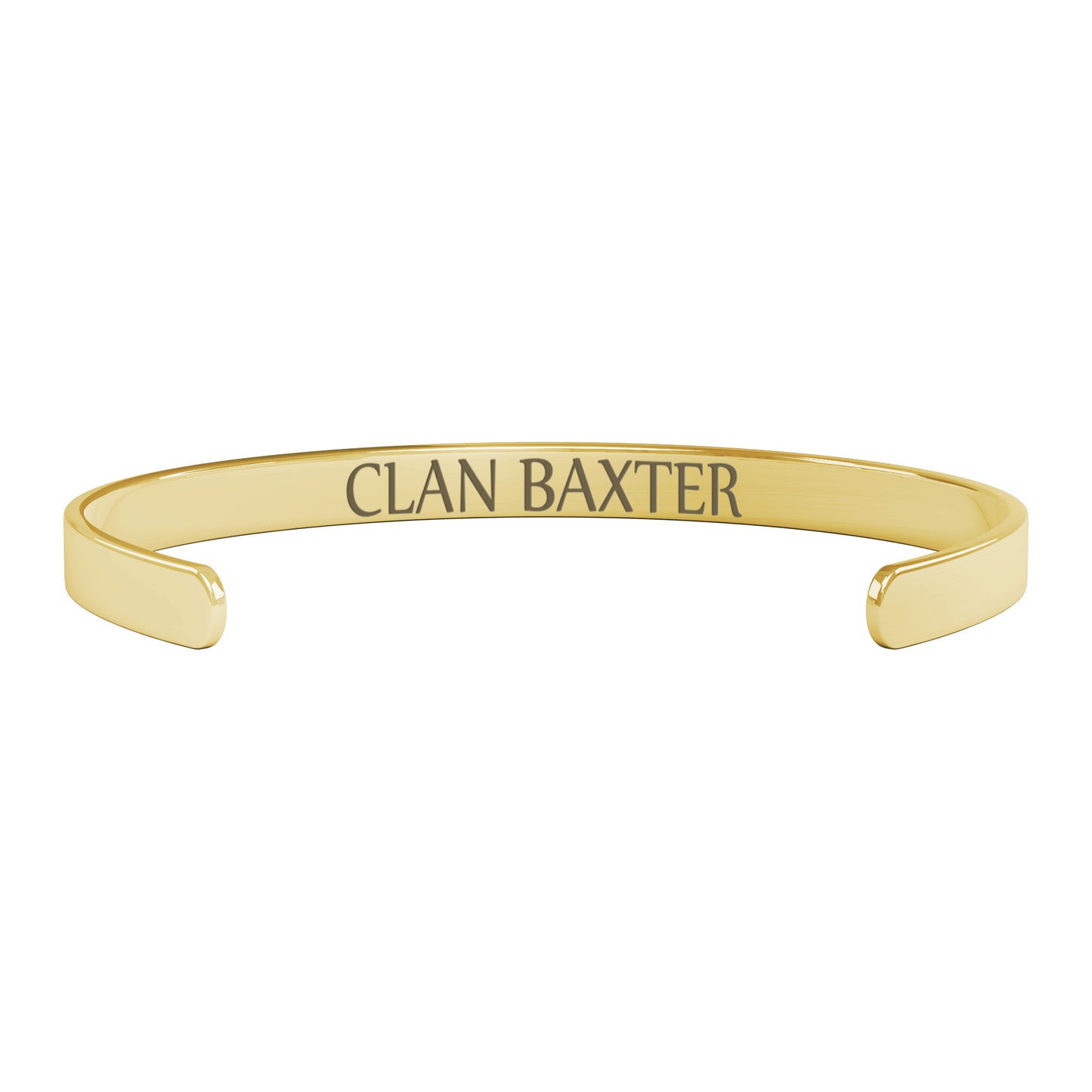 Clan Baxter | Motto | Cuff Bracelet