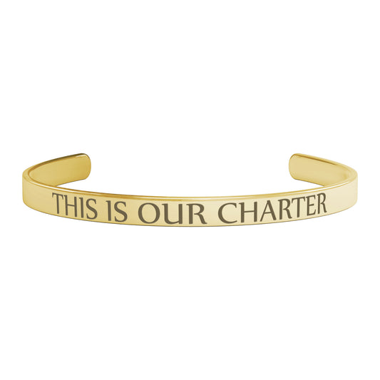 Clan Charteris | Motto | Cuff Bracelet