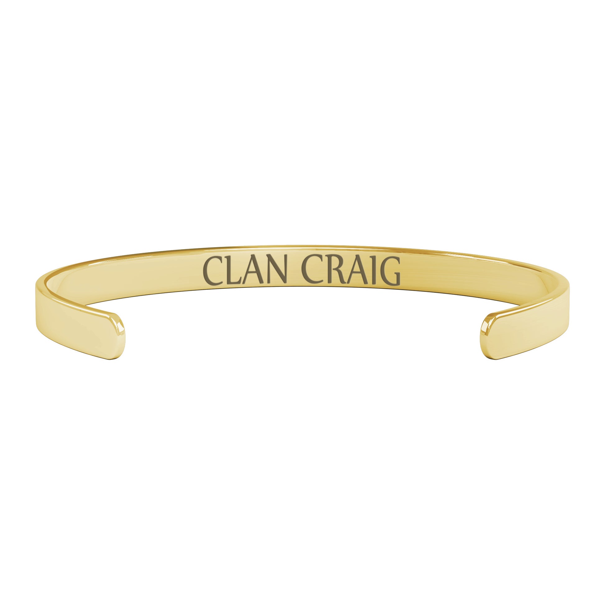 Clan Craig | Motto | Cuff Bracelet