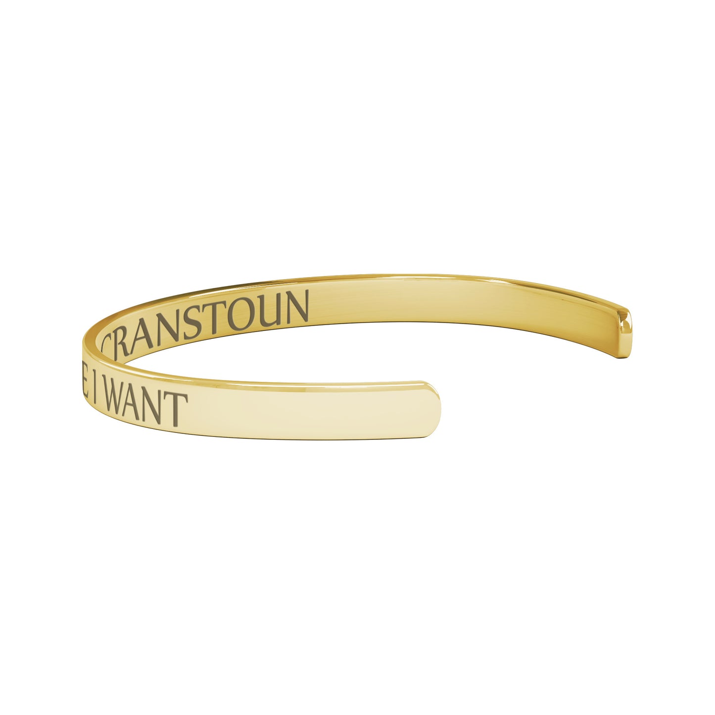 Clan Cranstoun | Motto | Cuff Bracelet