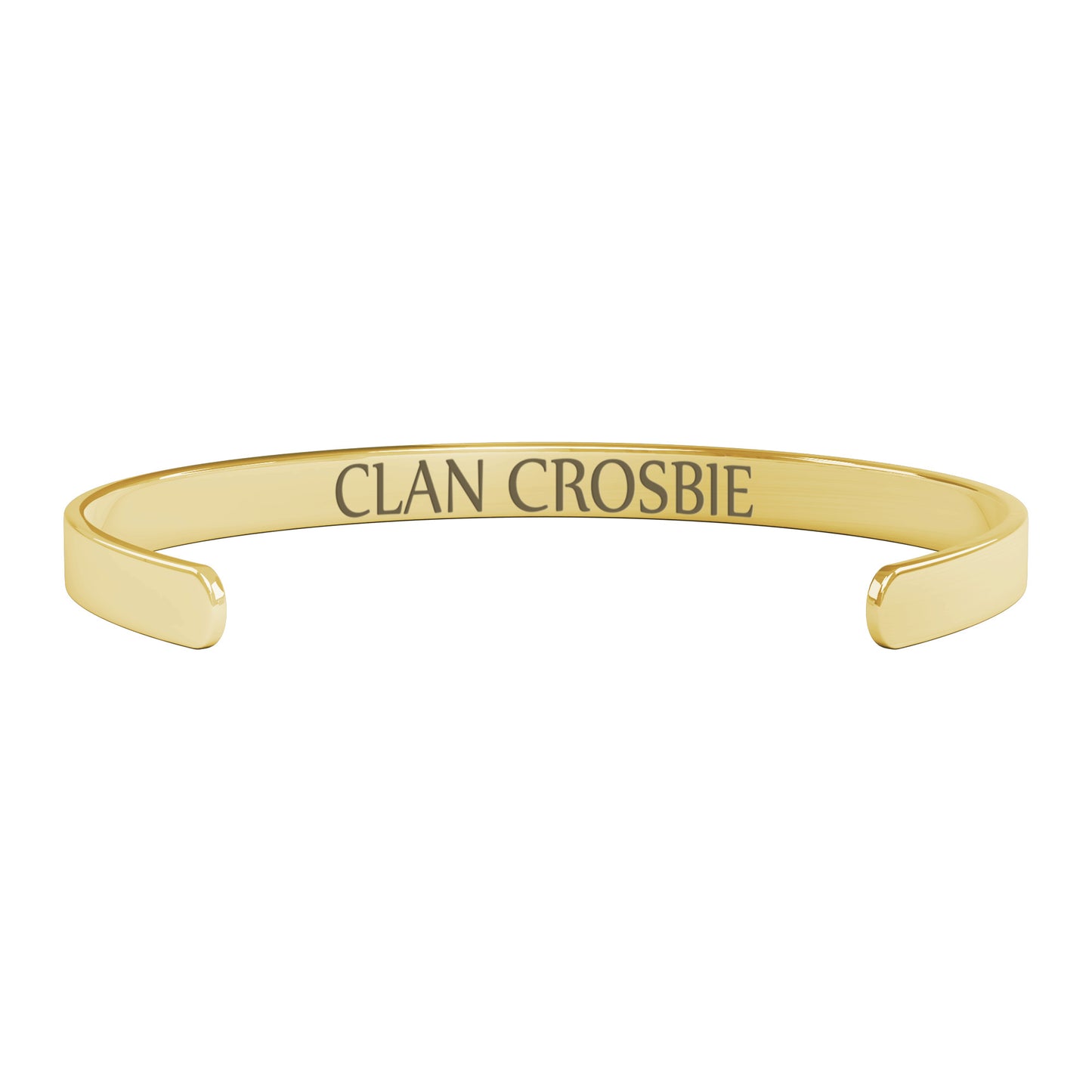 Clan Crosbie | Motto | Cuff Bracelet