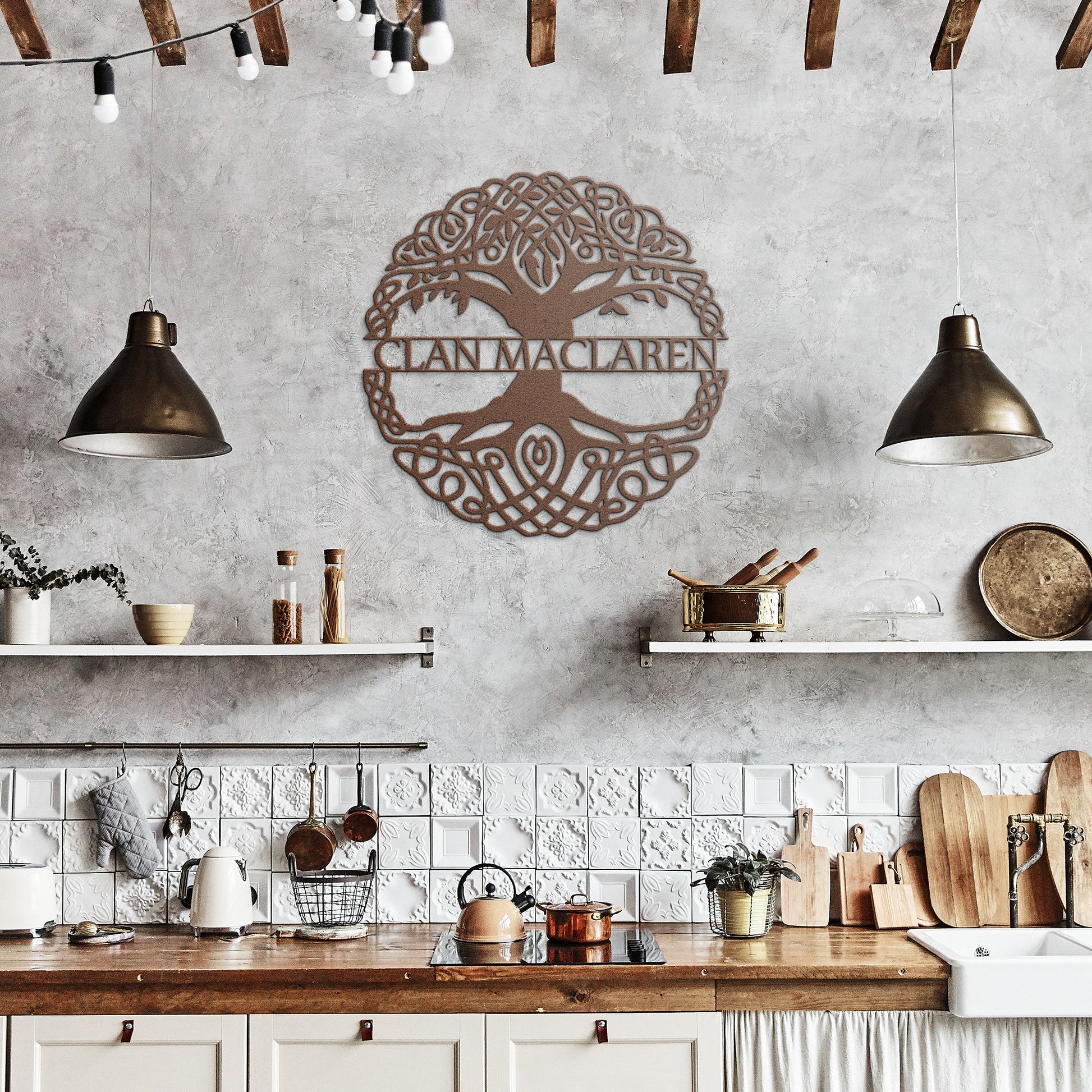 Clan MacLaren | Celtic Tree of Life | Metal Wall Art