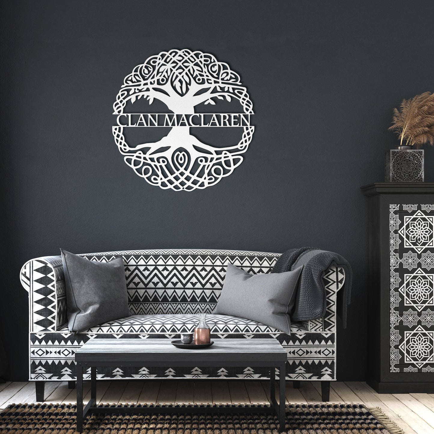 Clan MacLaren | Celtic Tree of Life | Metal Wall Art