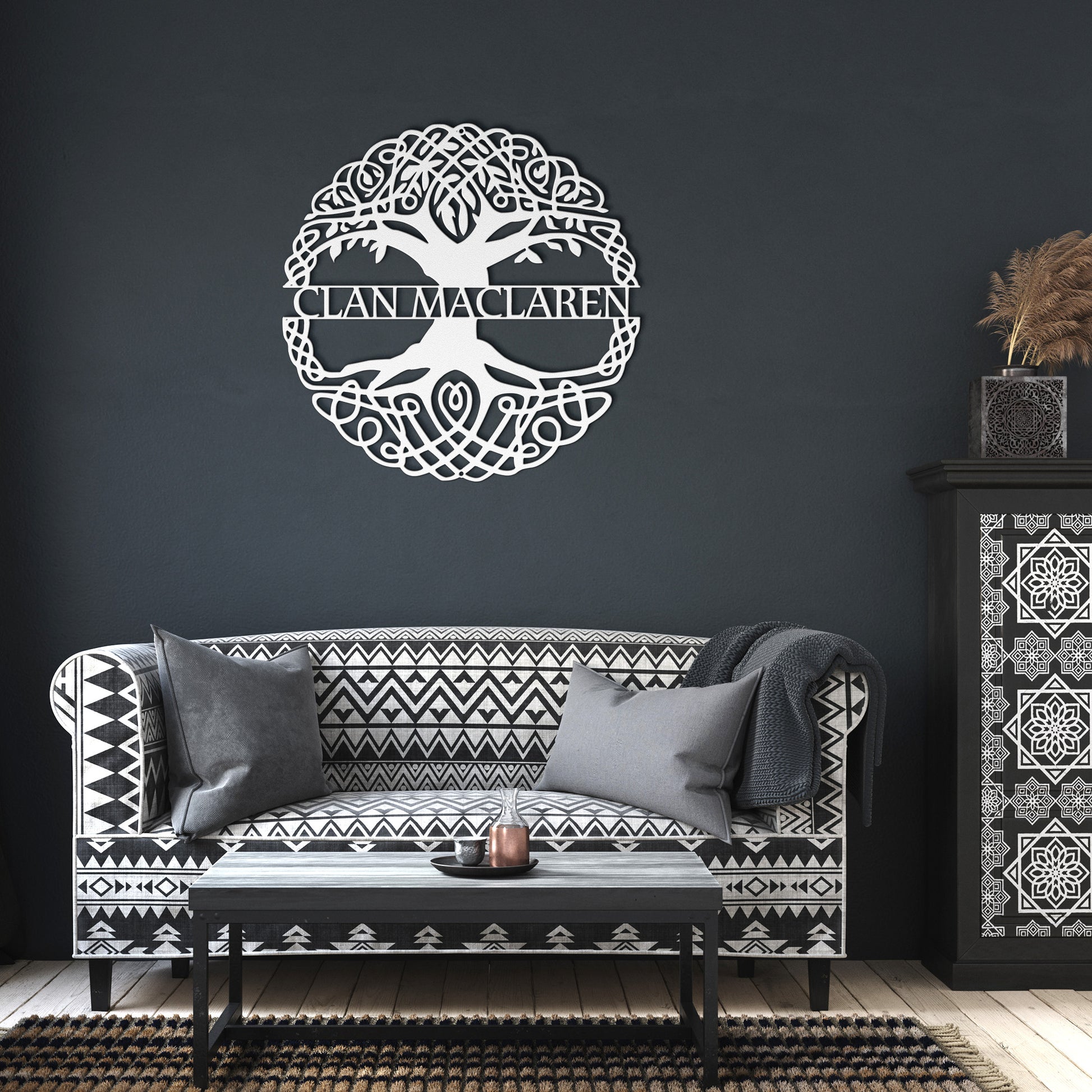 Clan MacLaren | Celtic Tree of Life | Metal Wall Art