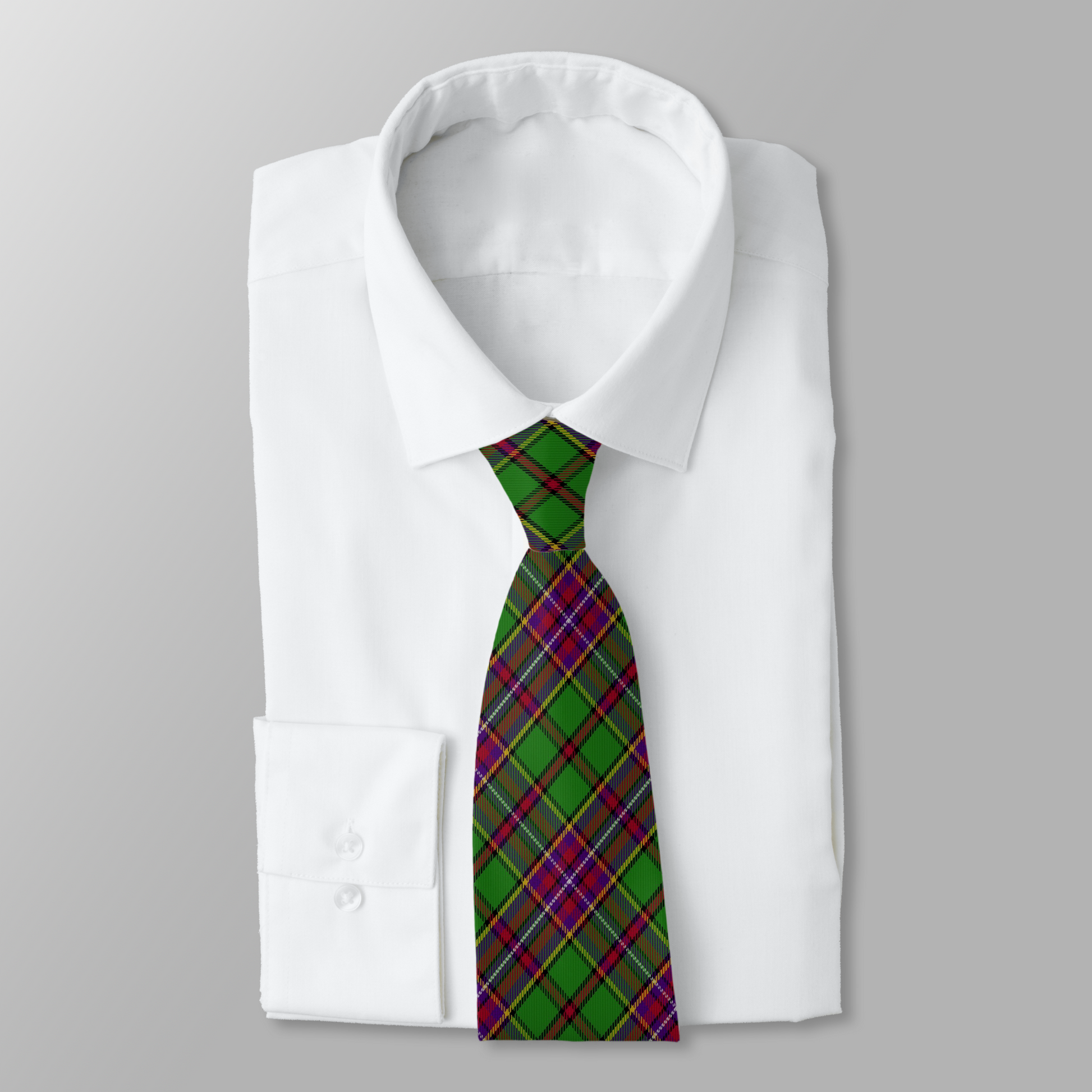 English - Derbyshire Tartan Necktie