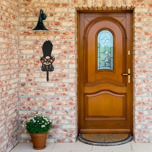 Gnome - Scots | Metal Art | Garden Spike