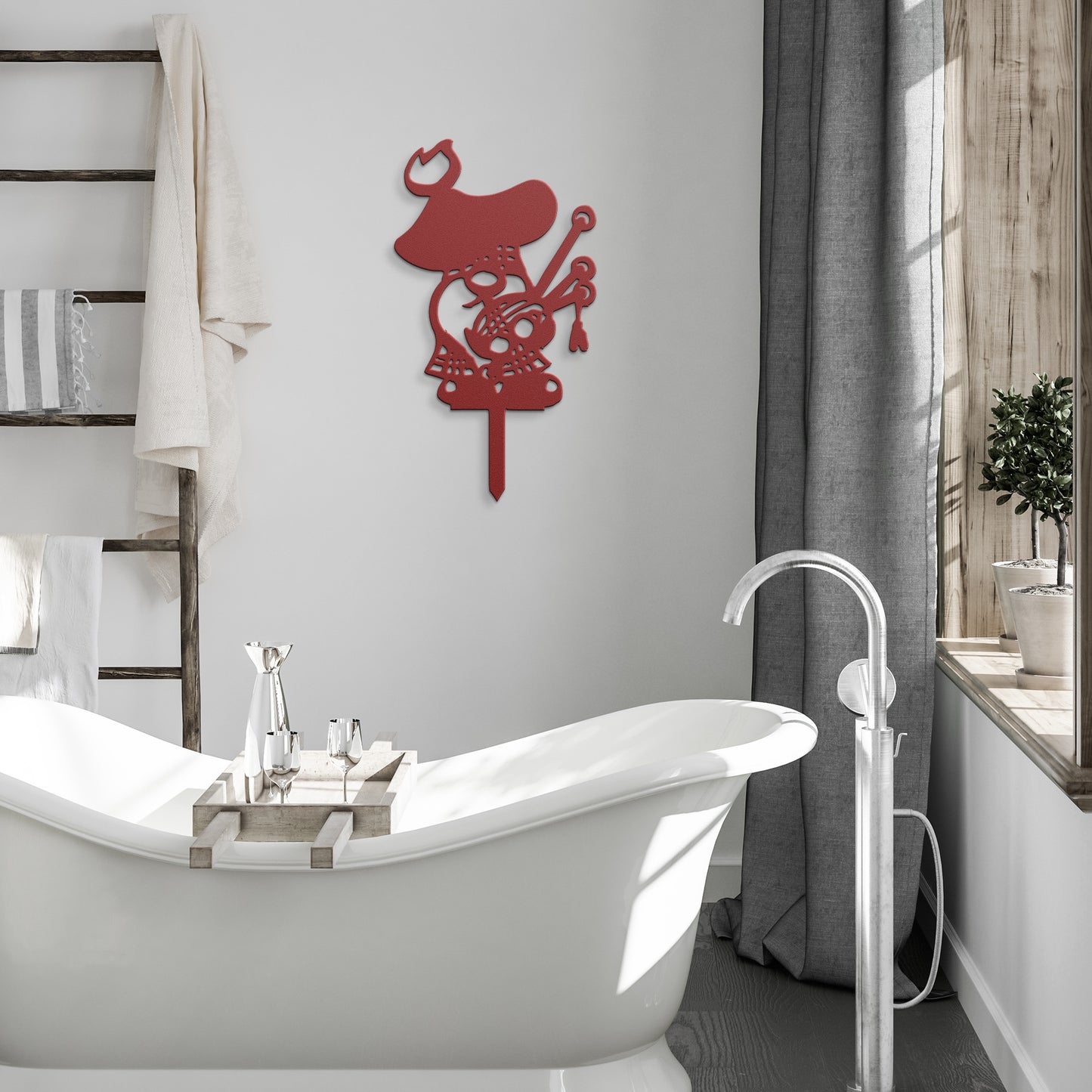 Gnome - Scots | Metal Art | Garden Spike